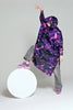 Rain kiss poncho: city lights